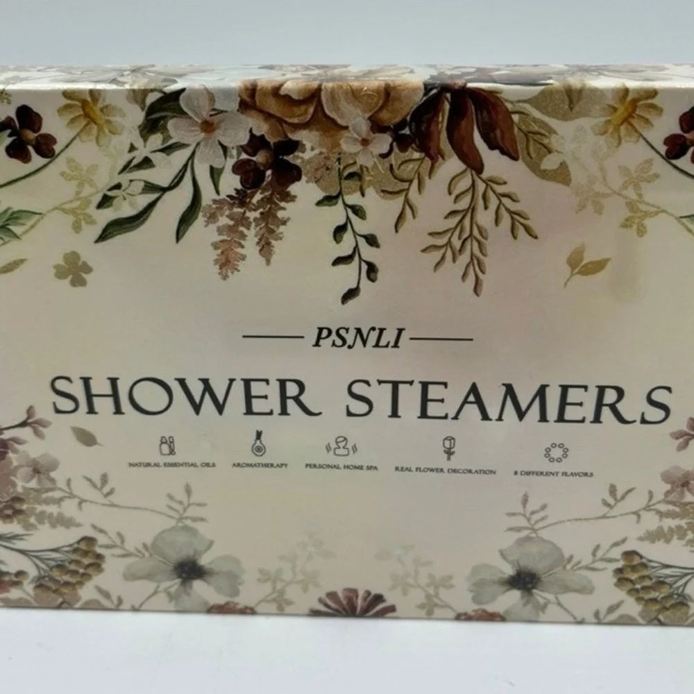 PSNLI Shower Steamers Set of 8 Natural Essential Oils Aromatherapy Home Spa Gift